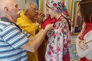Воскресение. Неделя 24-я по Пятидесятнице. Апп. от 70-ти Ера́ста, Оли́мпа, Родио́на, Сосипа́тра, Куа́рта (Ква́рта) и Те́ртия.  Мч. Оре́ста врача. Прмчч. Иоанни́кия Дмитриева и Серафи́ма Гущина, О́птинских. — миниатюра 4