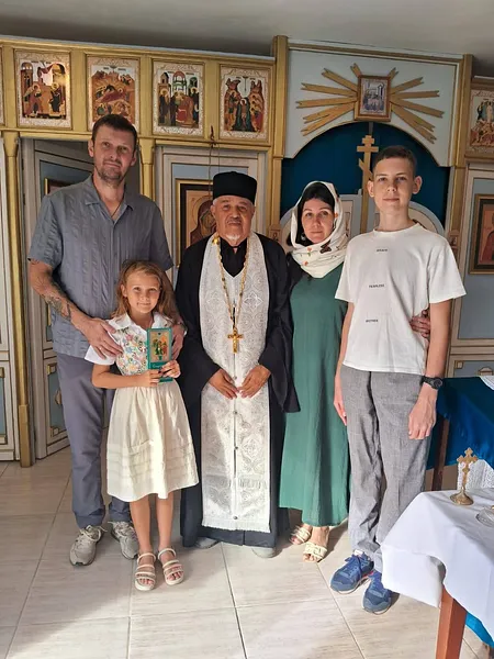 Таинство крещения рабы Божьей Эмили (Емилии)